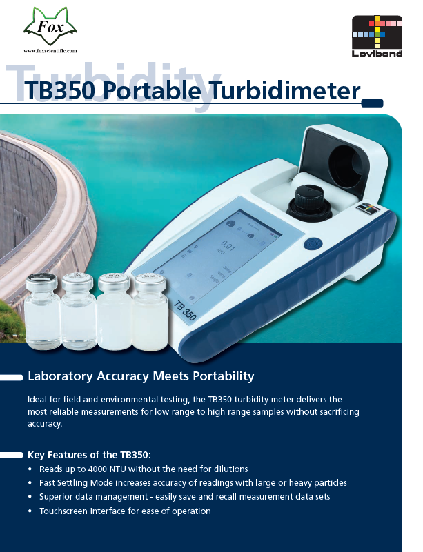 TB350 Portable Turbidimeter